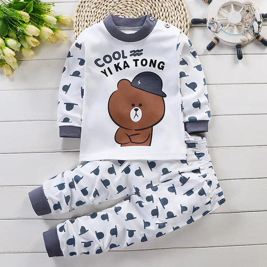 Children's Cotton Pajama Set for Infants